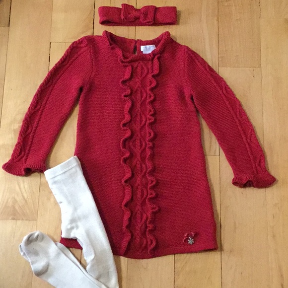 Tahari Other - 🎉HP🎉Tahari Baby 4T dress + accessories 🍎